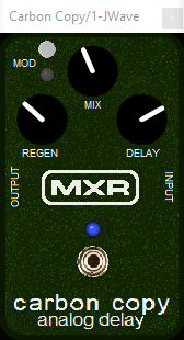 Analog delay plugin