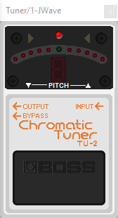 Chromatic tuner plugin