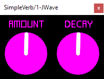 SimpleVerb reverb plugin
