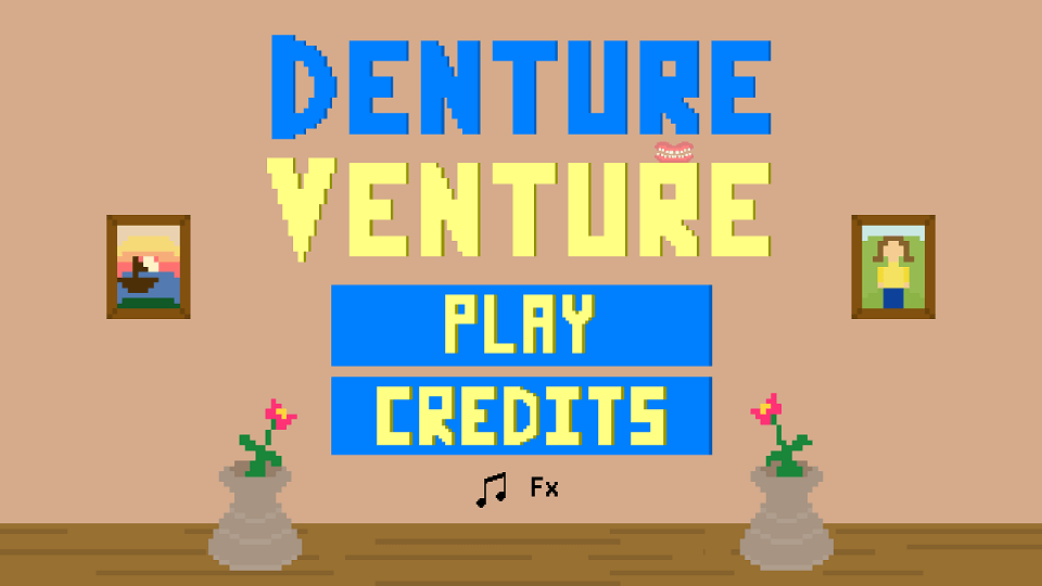 Denture Venture menu